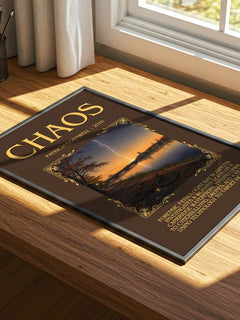 Chaos Minimalist Book Poster by Patricia Cornwell – image 4