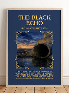 The Black Echo Minimalist Book Poster by Michael Connelly – image 2