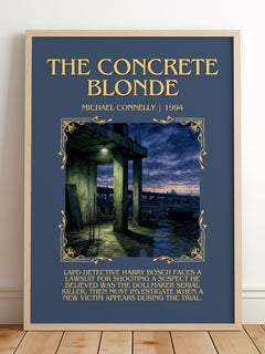 The Concrete Blonde Minimalist Book Poster by Michael Connelly – image 2