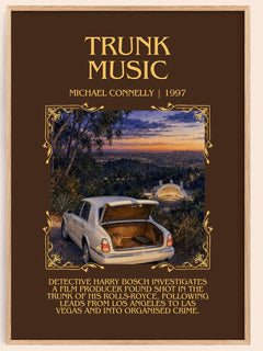 Trunk Music Minimalist Book Poster by Michael Connelly – image 1