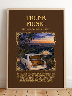 Trunk Music Minimalist Book Poster by Michael Connelly – image 2