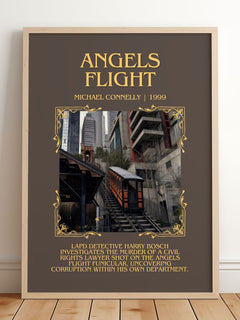 Angels Flight Minimalist Book Poster by Michael Connelly – image 2