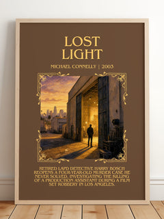 Lost Light Minimalist Book Poster by Michael Connelly – image 2