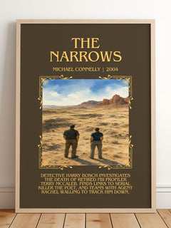 The Narrows Minimalist Book Poster by Michael Connelly – image 2