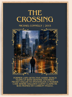 The Crossing Minimalist Book Poster by Michael Connelly – image 1