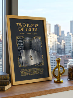 Two Kinds of Truth Minimalist Book Poster by Michael Connelly – image 3