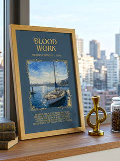 Blood Work Minimalist Book Poster by Michael Connelly – image 3