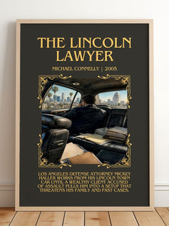The Lincoln Lawyer Minimalist Book Poster by Michael Connelly – image 2