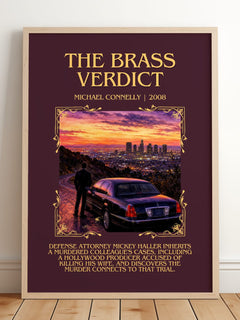 The Brass Verdict Minimalist Book Poster by Michael Connelly – image 2