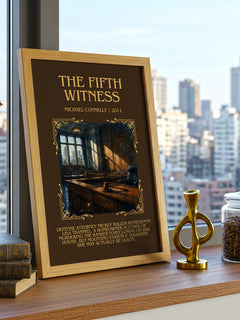 The Fifth Witness Minimalist Book Poster by Michael Connelly – image 3