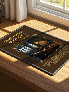 The Fifth Witness Minimalist Book Poster by Michael Connelly – image 4