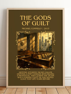 The Gods of Guilt Minimalist Book Poster by Michael Connelly – image 2