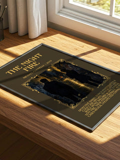 The Night Fire Minimalist Book Poster by Michael Connelly – image 4