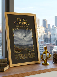 Total Control Minimalist Book Poster by David Baldacci – image 3