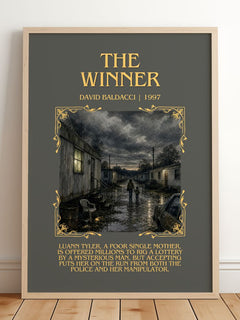 The Winner Minimalist Book Poster by David Baldacci – image 2