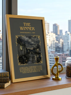 The Winner Minimalist Book Poster by David Baldacci – image 3