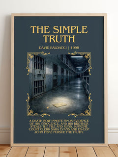 The Simple Truth Minimalist Book Poster by David Baldacci – image 2