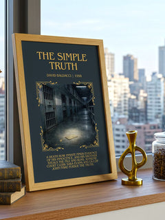 The Simple Truth Minimalist Book Poster by David Baldacci – image 3