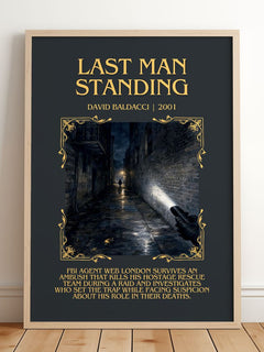 Last Man Standing Minimalist Book Poster by David Baldacci – image 2