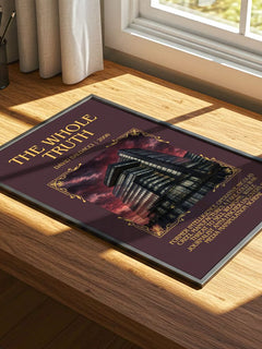 The Whole Truth Minimalist Book Poster by David Baldacci – image 4