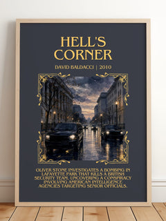 Hell's Corner Minimalist Book Poster by David Baldacci – image 2