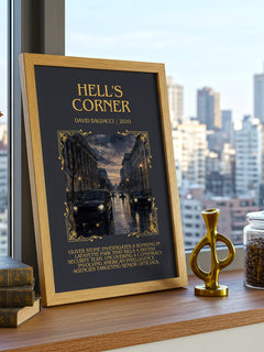 Hell's Corner Minimalist Book Poster by David Baldacci – image 3