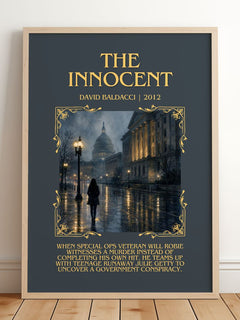 The Innocent Minimalist Book Poster by David Baldacci – image 2