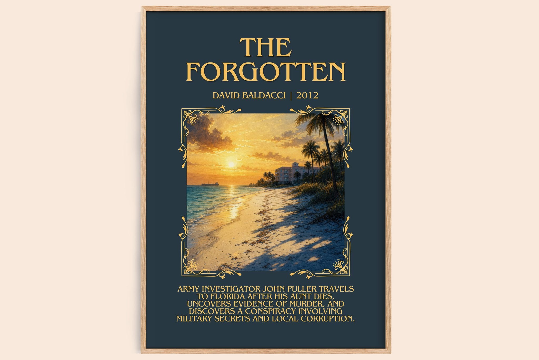 The Forgotten Minimalist Book Poster by David Baldacci