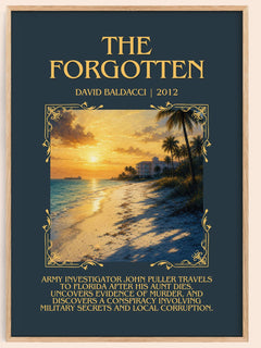 The Forgotten Minimalist Book Poster by David Baldacci – image 1