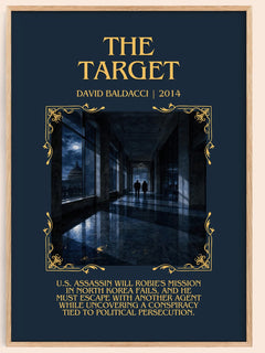 The Target Minimalist Book Poster by David Baldacci – image 1