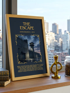 The Escape Minimalist Book Poster by David Baldacci – image 3