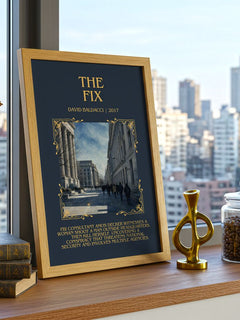 The Fix Minimalist Book Poster by David Baldacci – image 3