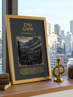 End Game Minimalist Book Poster by David Baldacci – image 3