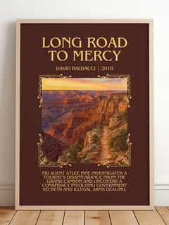 Long Road to Mercy Minimalist Book Poster by David Baldacci – image 2