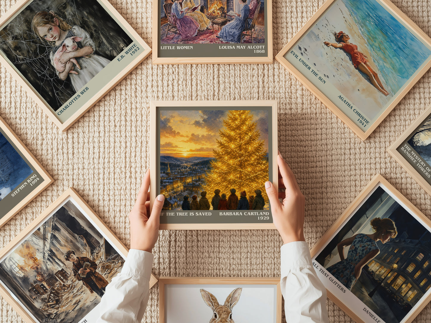 If The Tree Is Saved literary book poster framed on wall – romance wall art