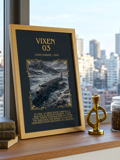 Vixen 03 Minimalist Book Poster by Clive Cussler – image 3