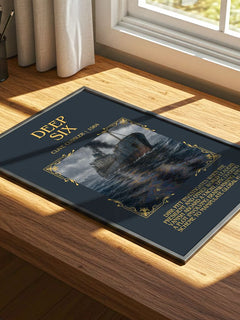 Deep Six Minimalist Book Poster by Clive Cussler – image 4