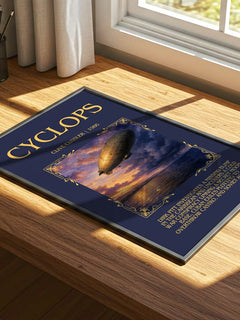 Cyclops Minimalist Book Poster by Clive Cussler – image 4