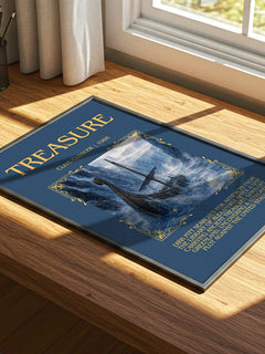 Treasure Minimalist Book Poster by Clive Cussler – image 4
