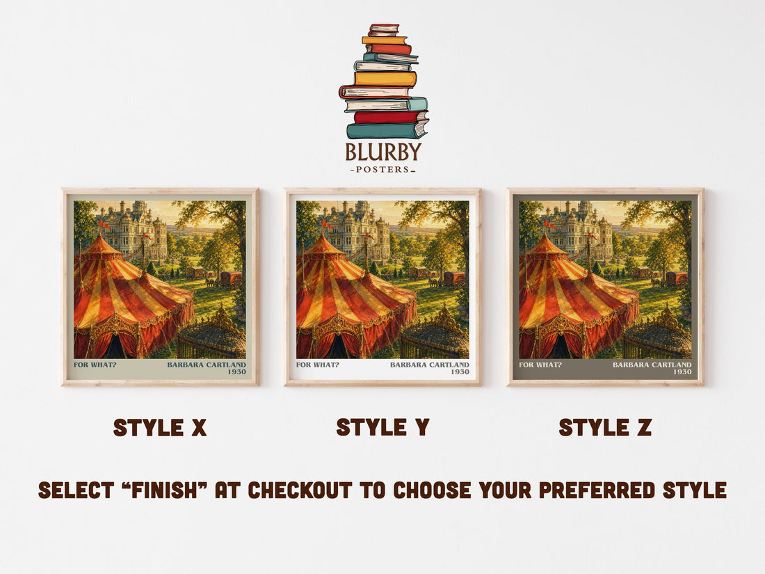 For What? literary print in frame leaning in hallway – romance wall art (mockup)