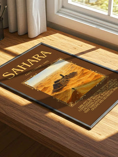 Sahara Minimalist Book Poster by Clive Cussler – image 4