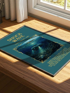 Shock Wave Minimalist Book Poster by Clive Cussler – image 4