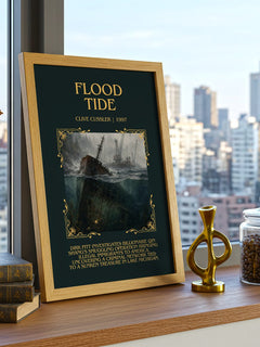 Flood Tide Minimalist Book Poster by Clive Cussler – image 3