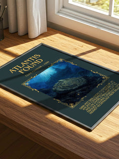 Atlantis Found Minimalist Book Poster by Clive Cussler – image 4