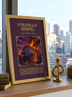 Valhalla Rising Minimalist Book Poster by Clive Cussler – image 3
