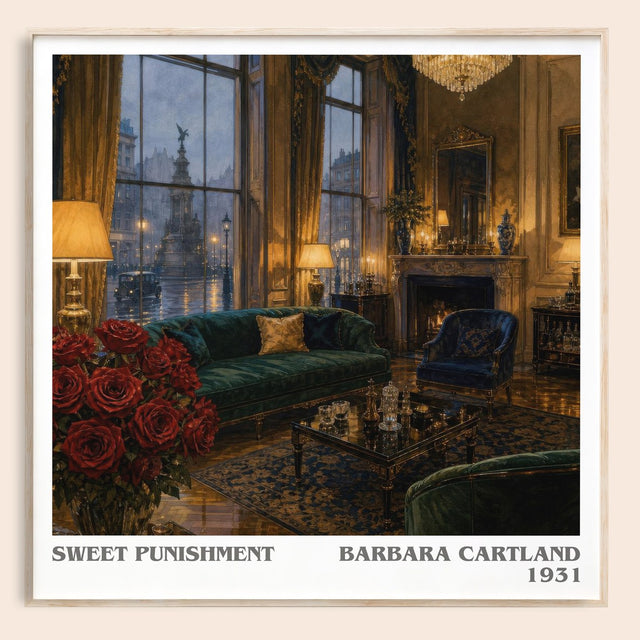 Sweet Punishment Literary Art Print by Barbara Cartland