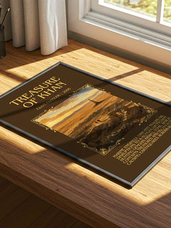 Treasure of Khan Minimalist Book Poster by Clive Cussler – image 4