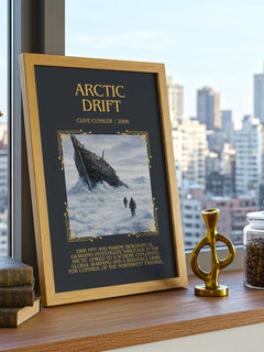 Arctic Drift Minimalist Book Poster by Clive Cussler – image 3