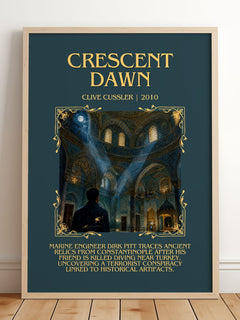 Crescent Dawn Minimalist Book Poster by Clive Cussler – image 2