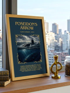 Poseidon's Arrow Minimalist Book Poster by Clive Cussler – image 3